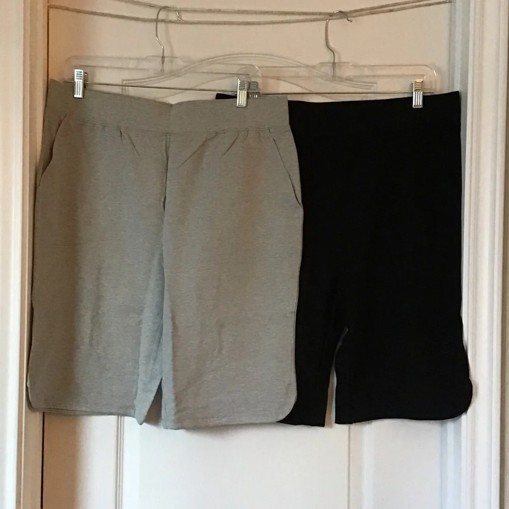 French Terry shorts. Two pair - Picture 1 of 8